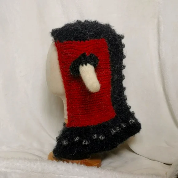 Knit Viking helmet handmade hat Peruvian trading company